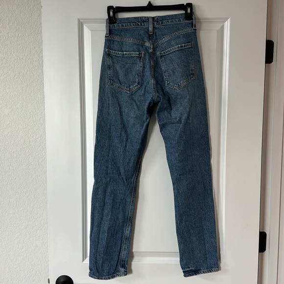 AGOLDE Riley Long High Rise Straight - Picture 4 of 6